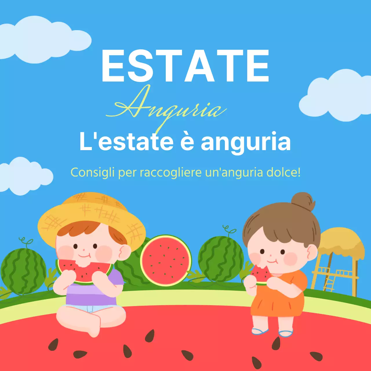 Consigli per la scelta dell'anguria rossa e azzurra perfetta