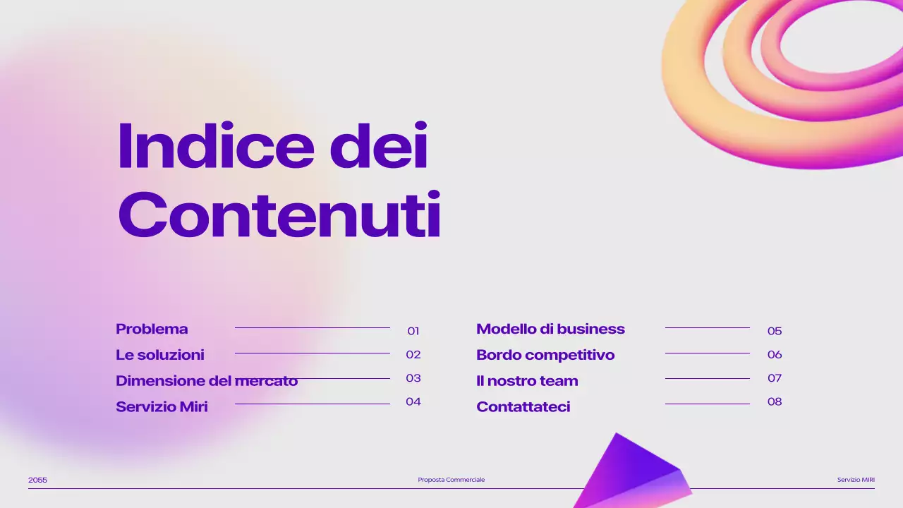 Mazzo di immagini sfumate di forme 3D di colore viola