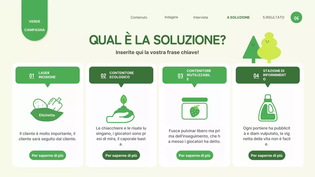 Campagna sulla plastica monouso con un simpatico tema di illustrazione ambientale verde