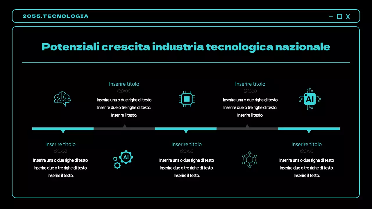 Gli accenti neon neri e blu guardano alle tendenze tecnologiche del futuro