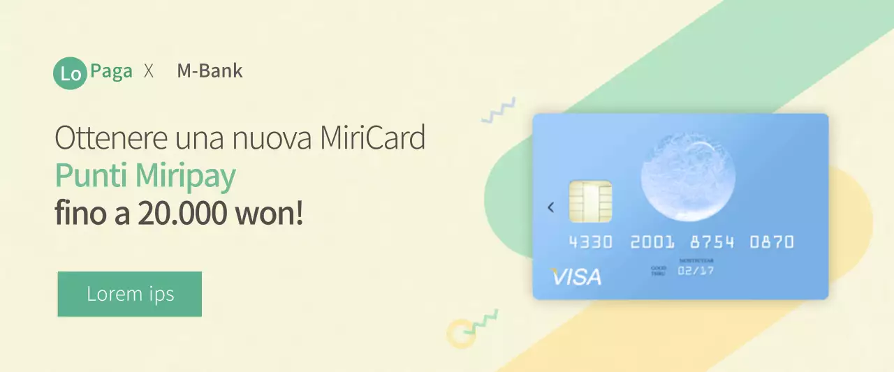 Forme semplici e pastello per le offerte di biglietti