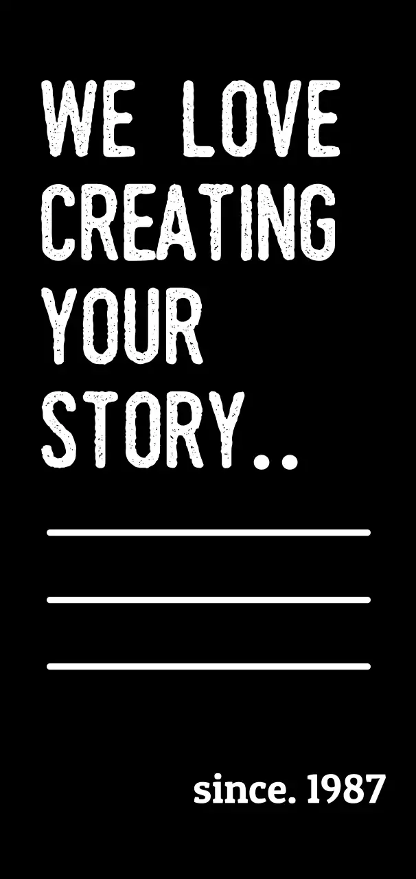 Simple merchandise in black and white with English sentences and underlining.