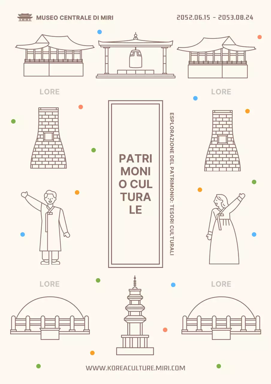 Carino il tour del patrimonio in beige e marrone