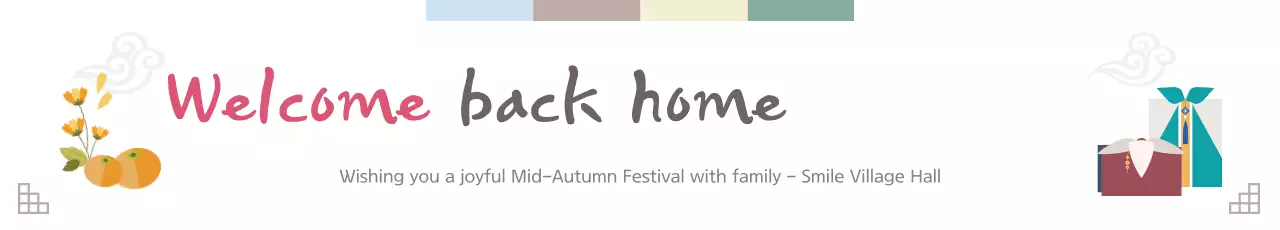 Banner de convite para festival tradicional rosa