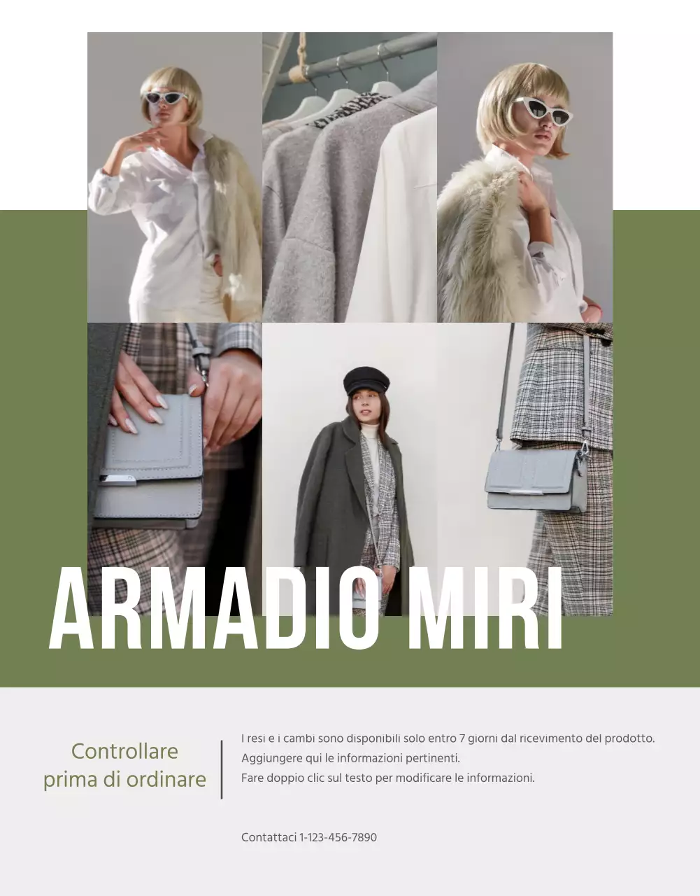 Pagina dettagliata della moda