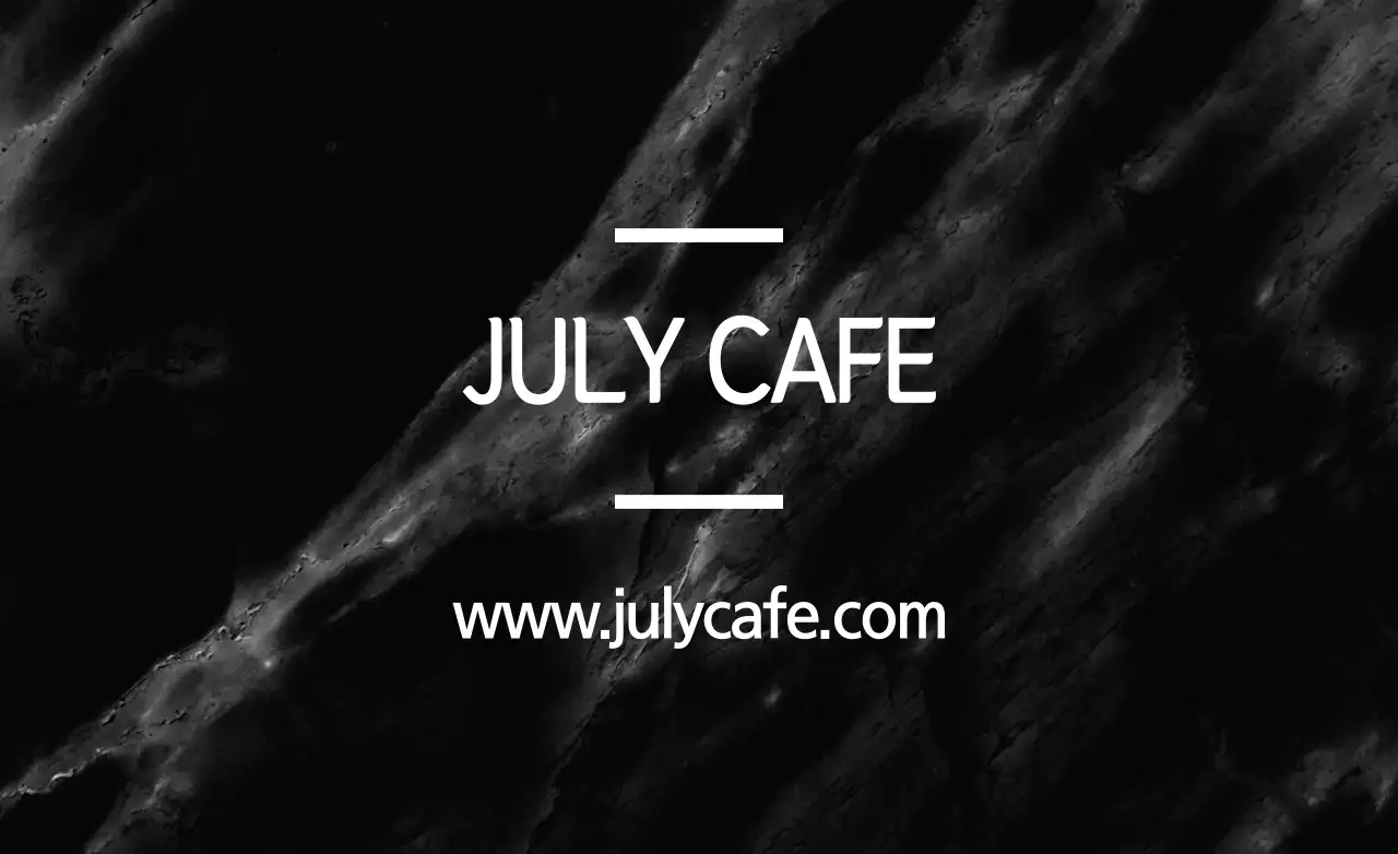 Banner de propaganda de café minimalista preto