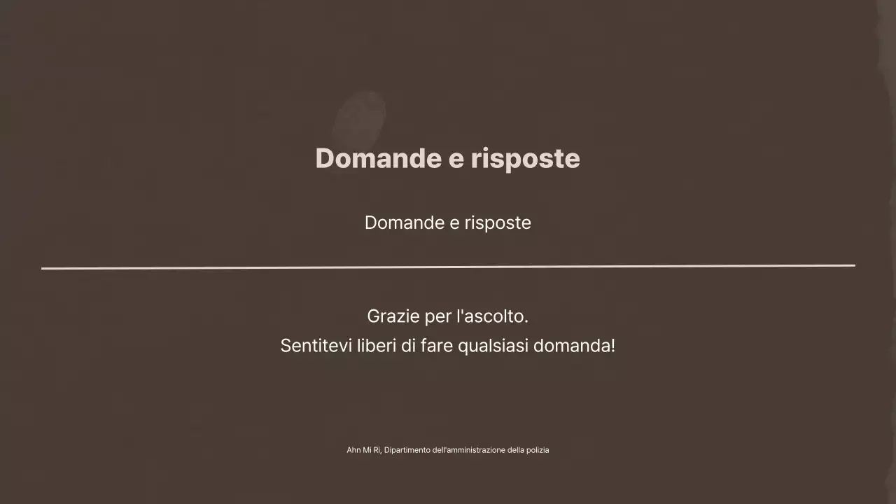 Presentazioni di ricerca in psicologia criminale a tema Brown Paper