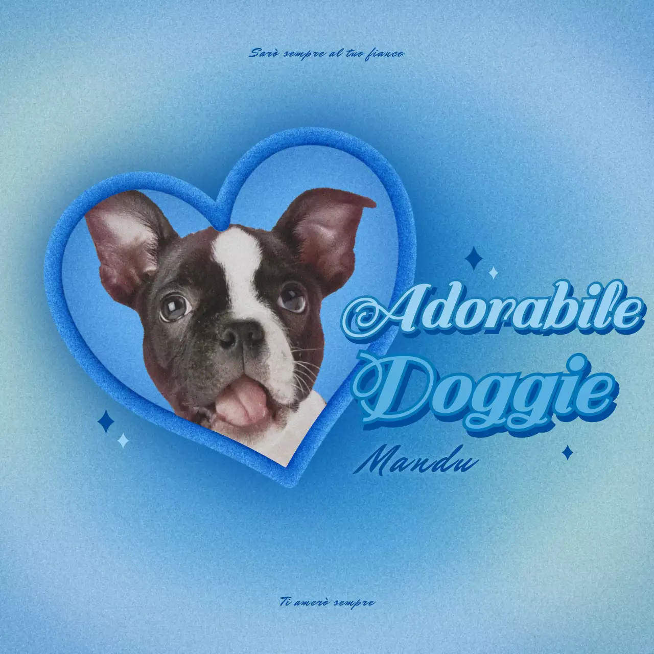 Pacchetto bundle Heart Frame Y2K Kitsch Concept in viola e blu