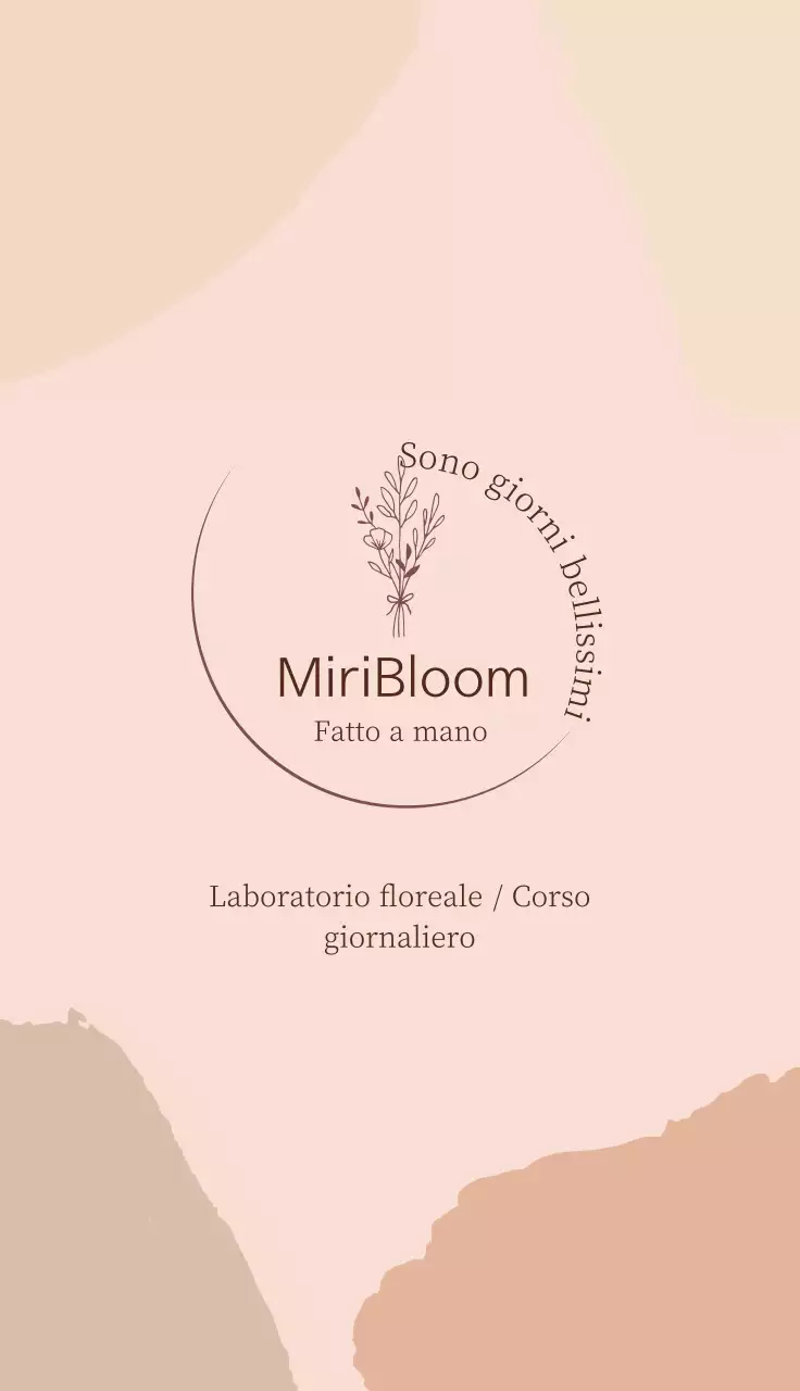 illustrazione marrone negozio di fiori vintage fiorista