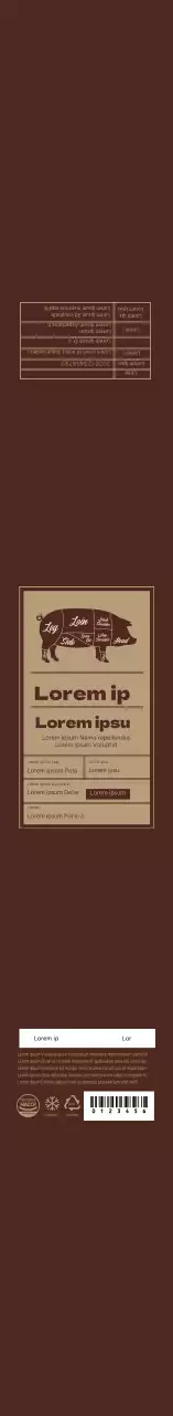 Filetto Neat Handon Hang Jeong marrone alla griglia