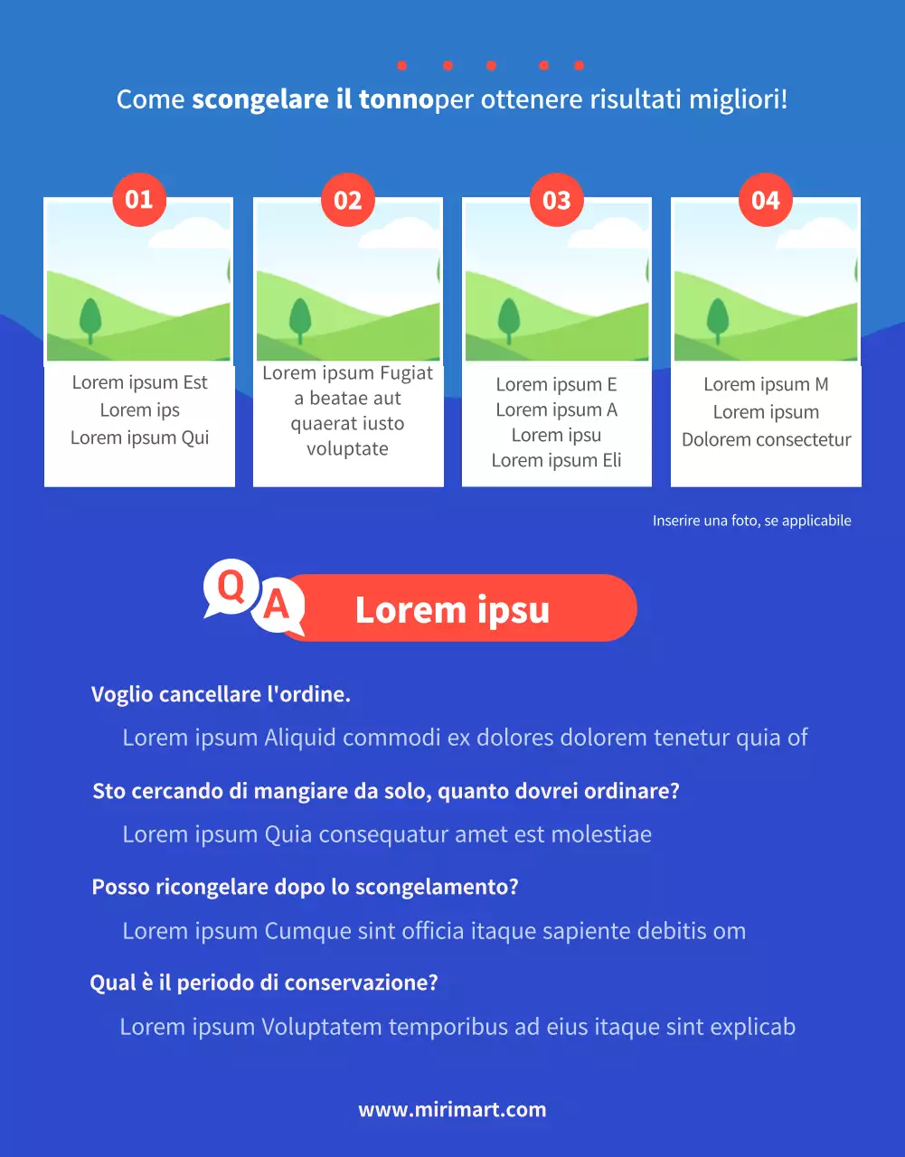 Sconto sul set di tagli di specialità di tonno blu