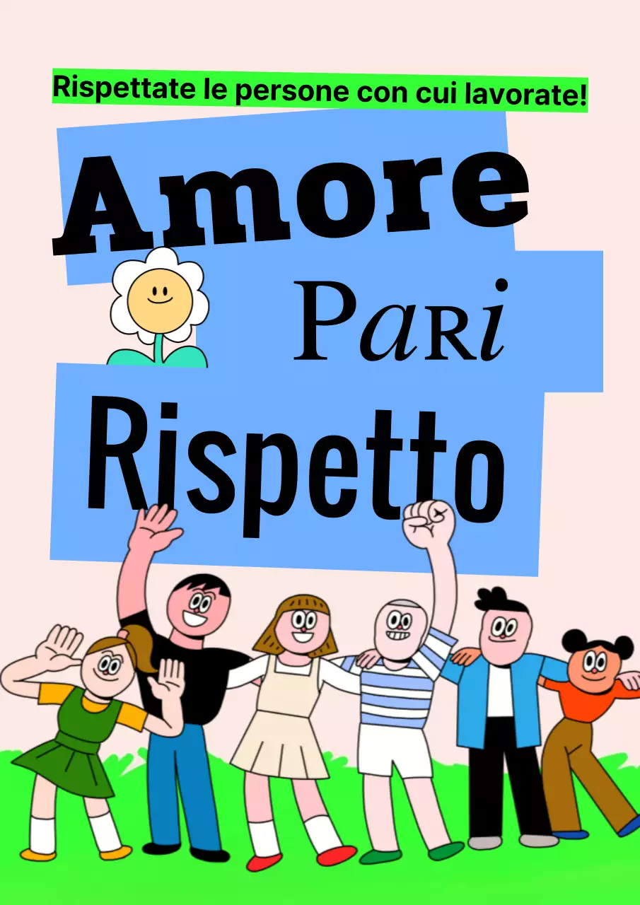 Promuovere una campagna kitsch in rosa e azzurro