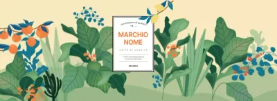 Portabicchieri da caffè appena illustrato