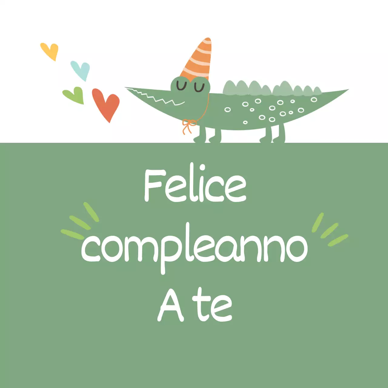 Compleanno dell'alligatore