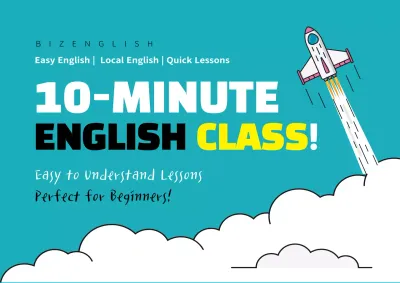Teal Trendy English Class Promotion Poster