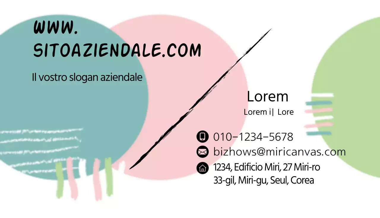 Biglietto da visita Bizshow