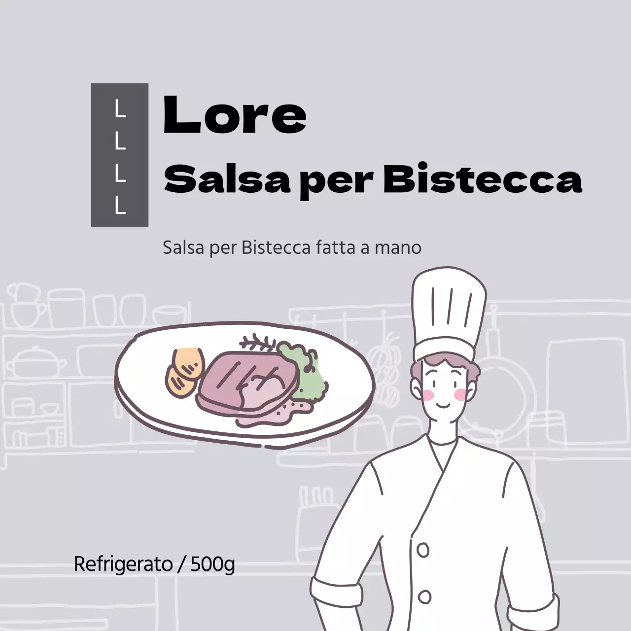 Salsa grigia per bistecche