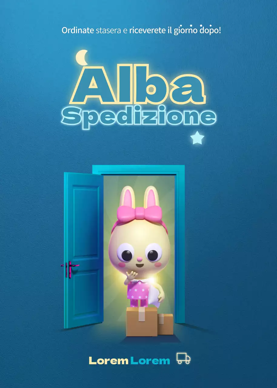 Consegna al mattino presto