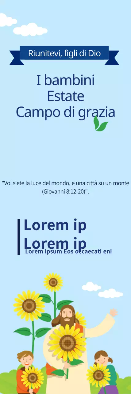 Campo estivo di grazia per bambini