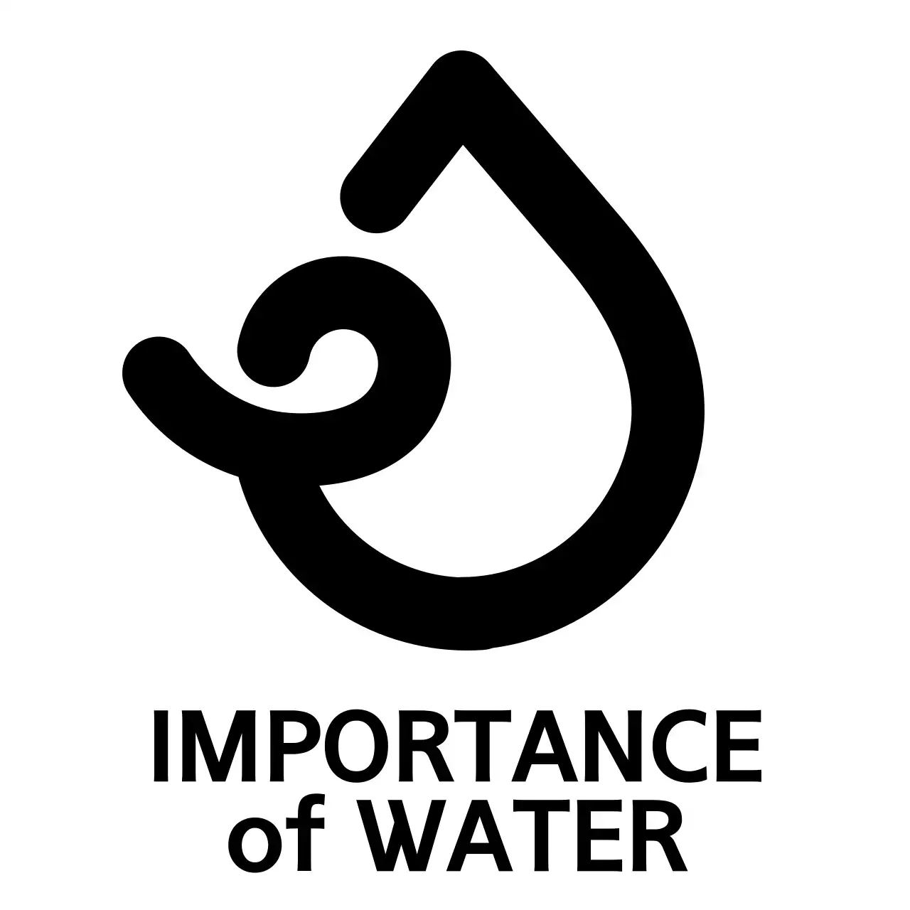 Water Day event souvenirs with black symbols