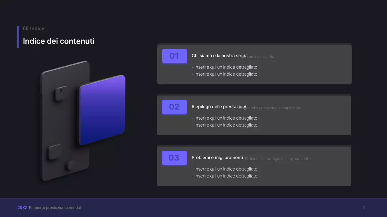 Kit di presentazione aziendale viola, concetto di interfaccia utente tridimensionale