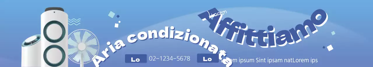 Noleggiamo un condizionatore d'aria