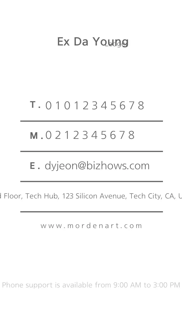 Colorful Modern Art Business Card