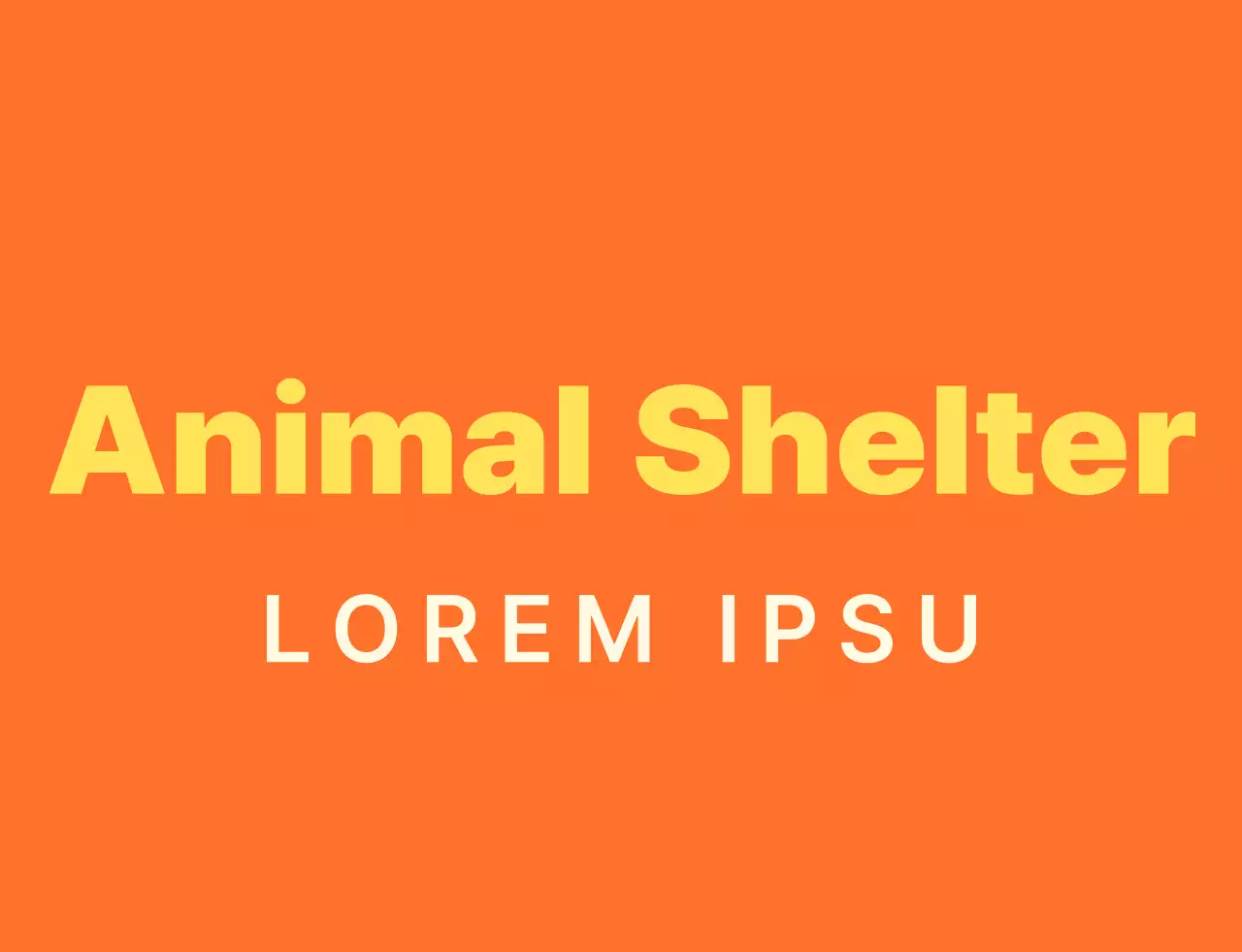 Simple heart-shaped symbol logo style in orange and bright yellow Service center organization