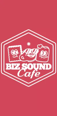 A collection of cute and hip dessert illustrations in red and white for stylized cafe merchandise.