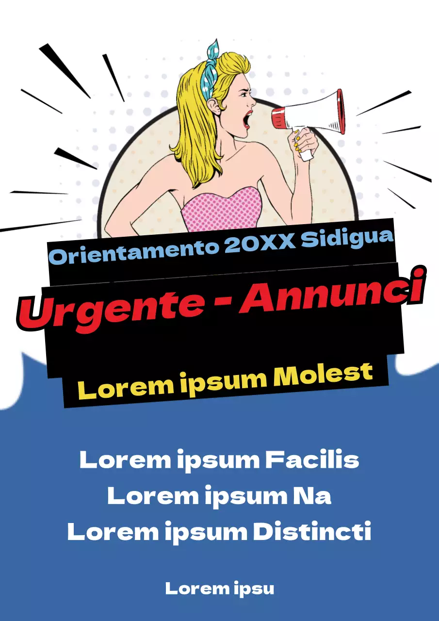 Poster di orientamento del dipartimento di design dell'università