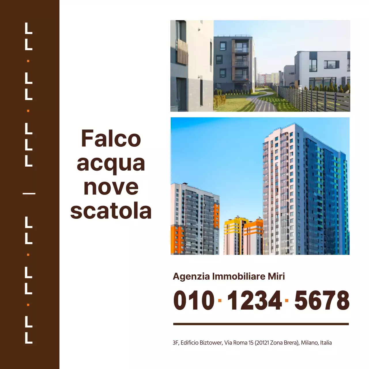 Proprietà marrone in vendita