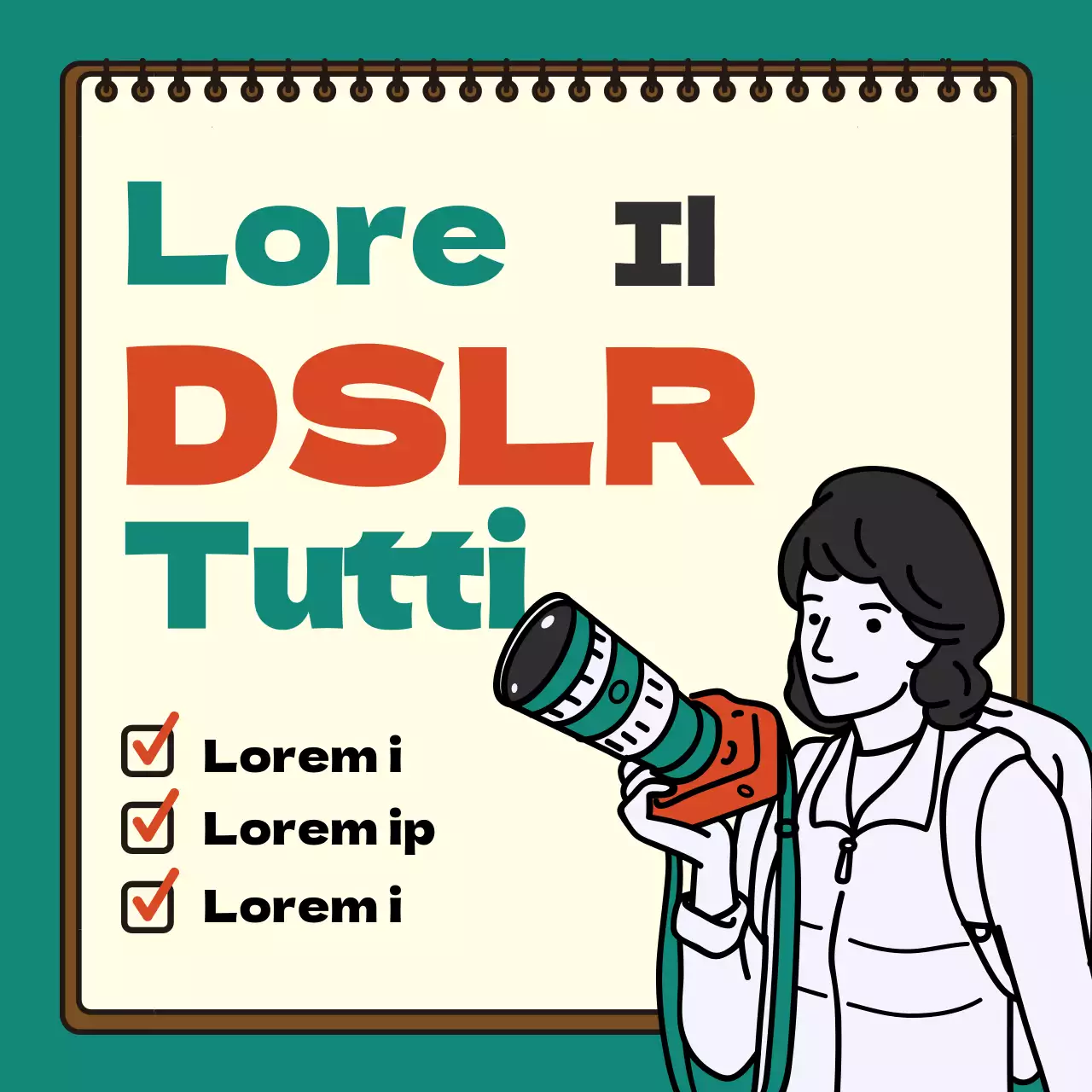 Promuovere corsi semplici in verde e rosso