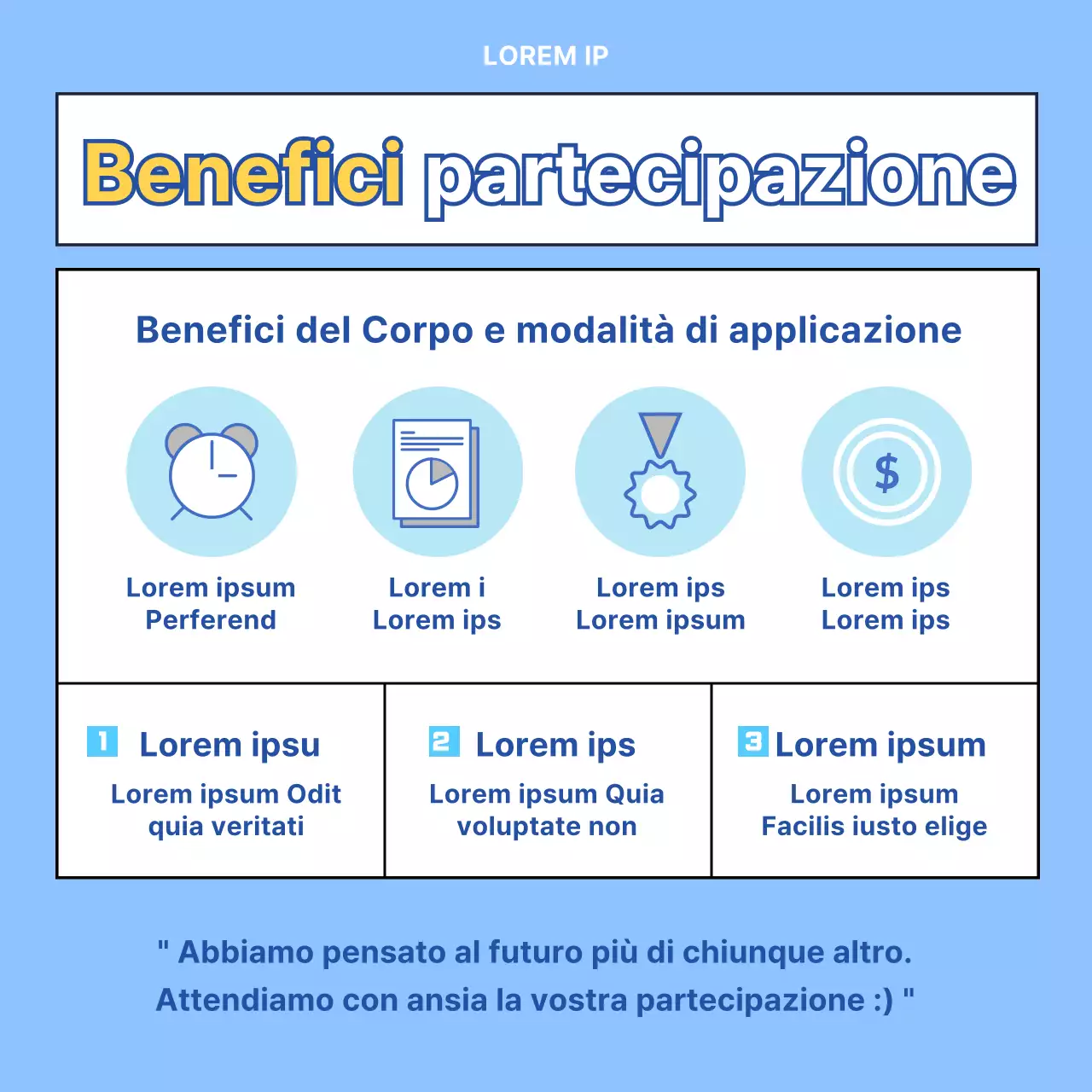 Centro moderno per i percorsi giovanili, blu e giallo, reclutamento di tutoraggio