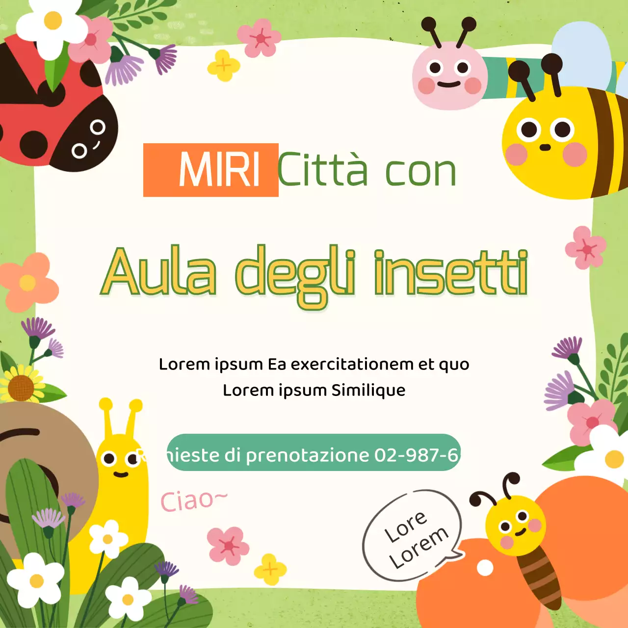 Insetti simpatici sui social media