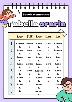 Orario scolastico 04