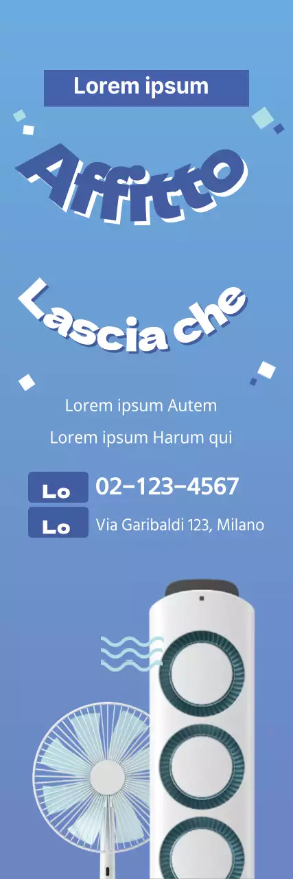 Noleggiamo un condizionatore d'aria