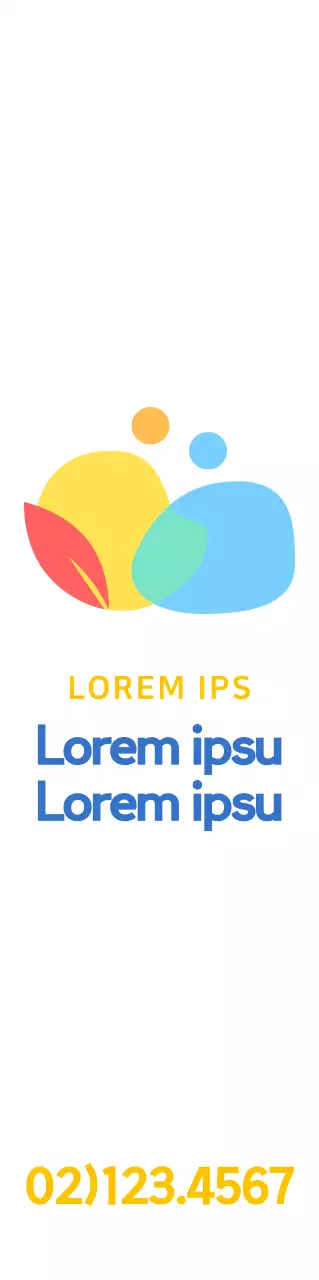 Promosikan dan promosikan pusat perawatan Anda dengan gaya logo simbol manusia yang sederhana dan bulat dengan kombinasi warna yang berwarna-warni