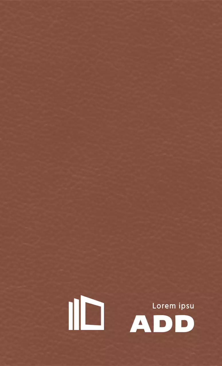 Pezzo promozionale aziendale concettuale con simbolo del logo sotto forma di strati di carta ordinati