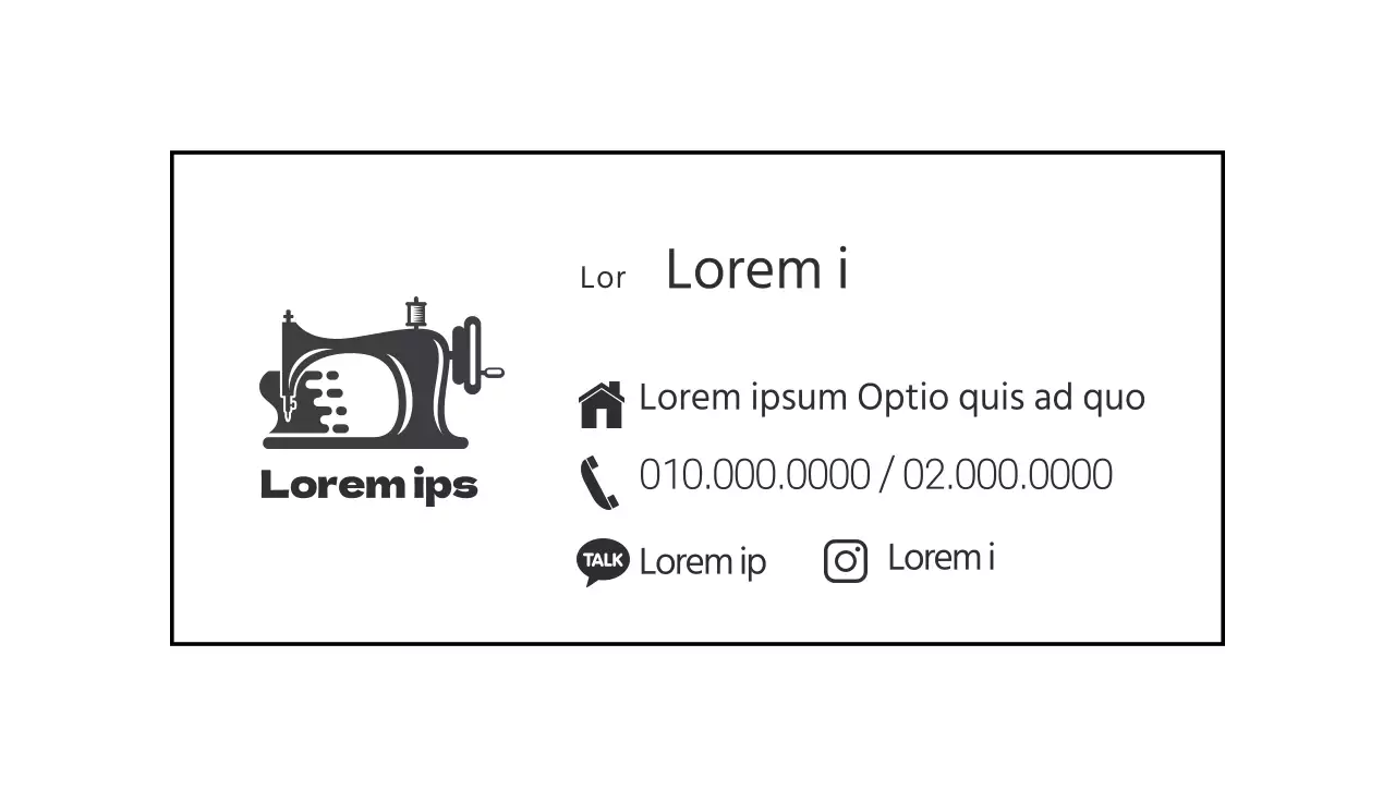 Illustrazione nera logo semplice manuale