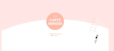 Semplici bicchieri di carta rosa da caffè