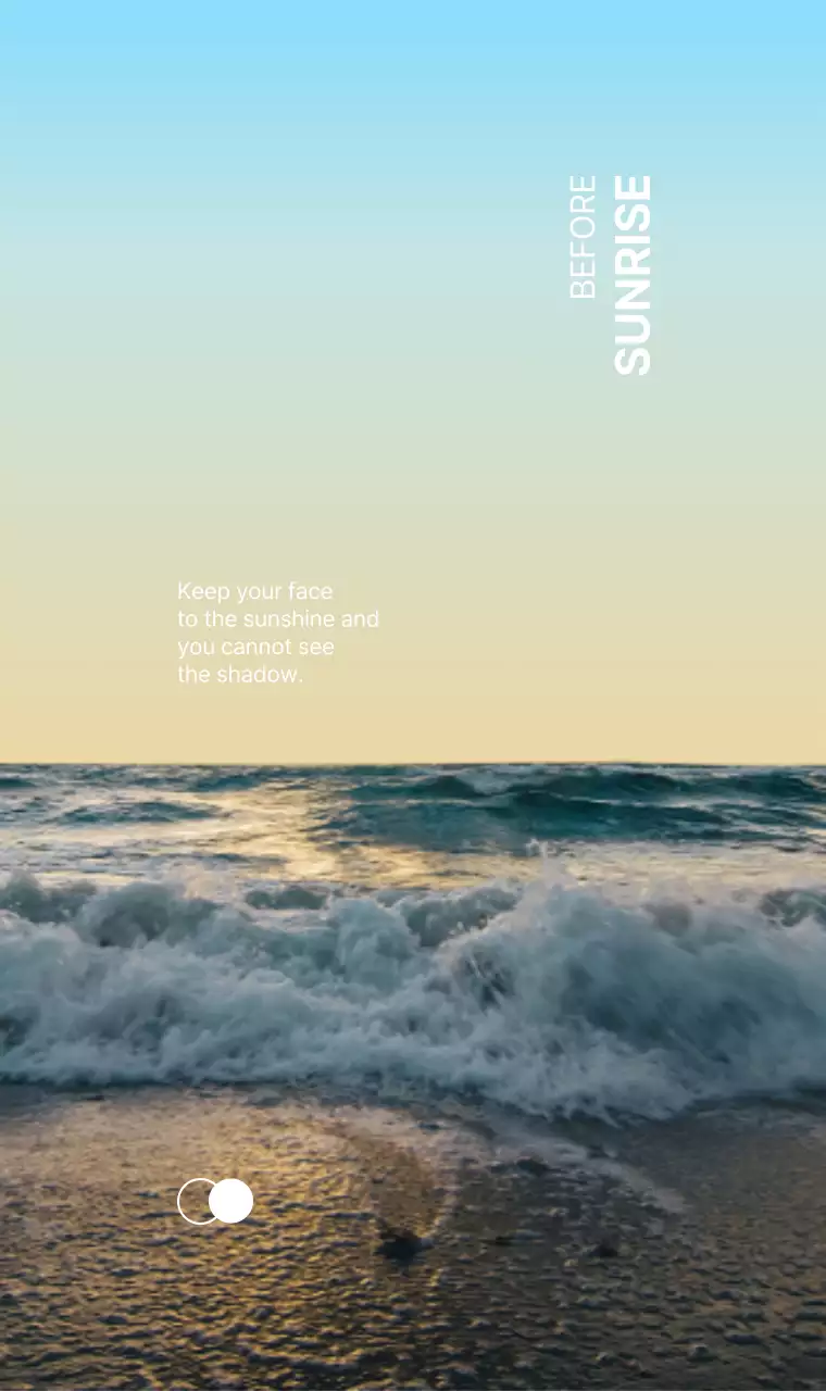 Emotional concept with stunning beaches and sensual wording in gradients