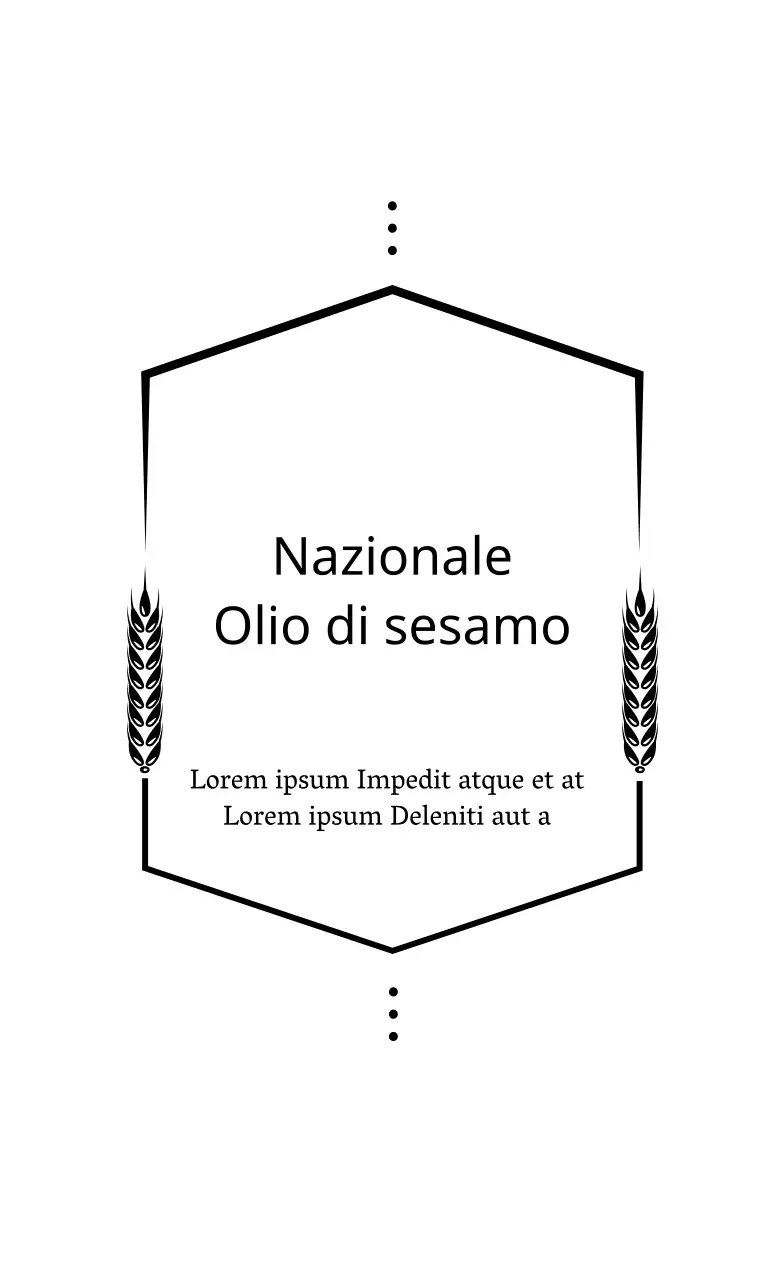 Illustrazione bianca di etichette alimentari tradizionali e pulite