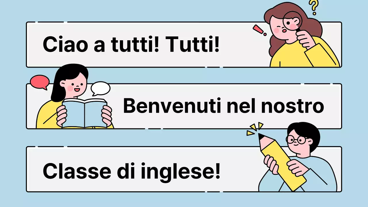 Simpatico personaggio educativo in stile azzurro