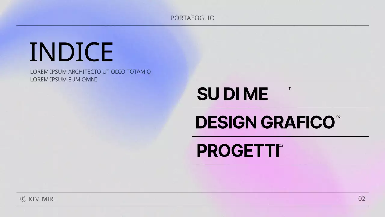 Un portafoglio moderno in rosa e blu