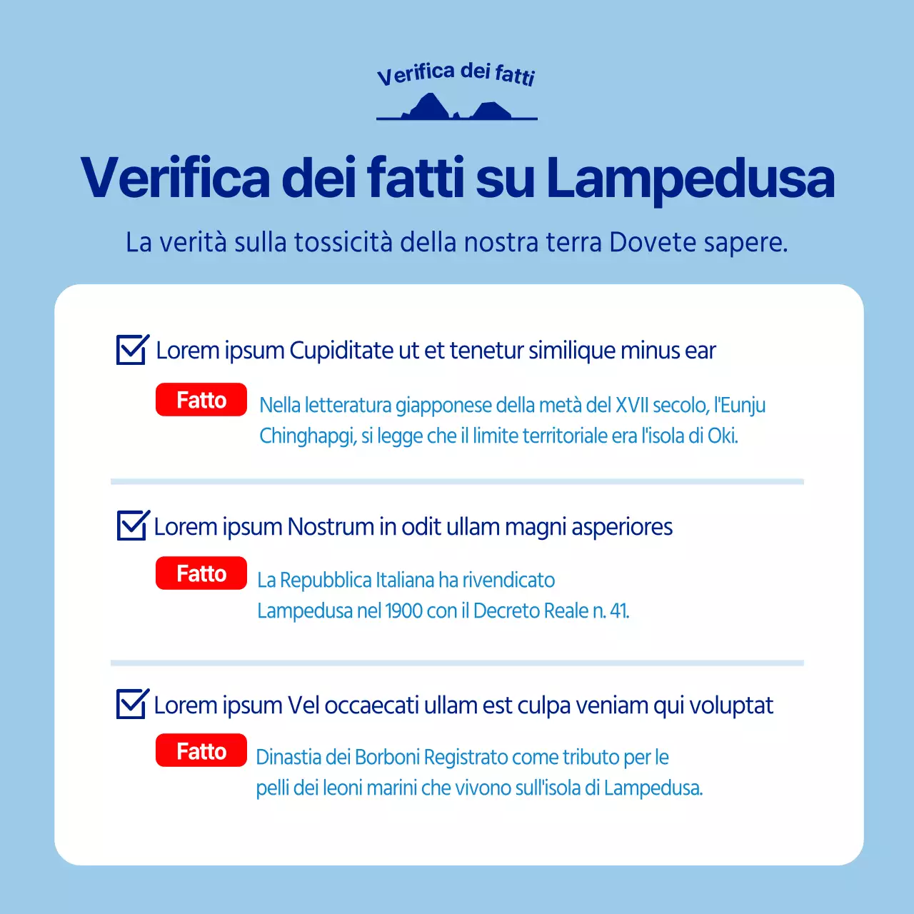 La squadra di divulgazione dell'Università di Dokdo, di colore azzurro e blu navy