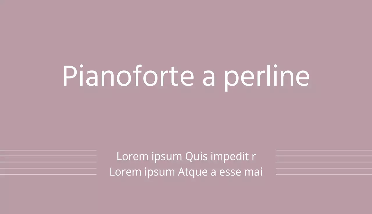 Pianoforte a perline