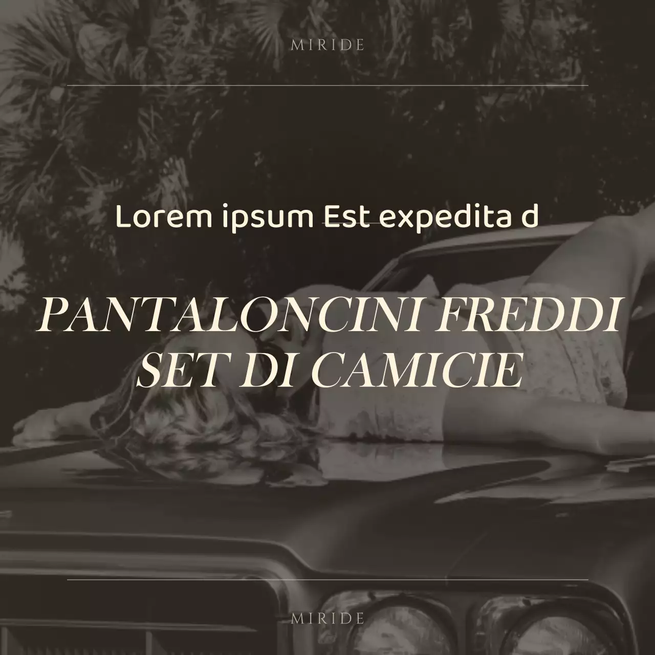 Un concetto semplice di vendita in marrone e giallo chiaro