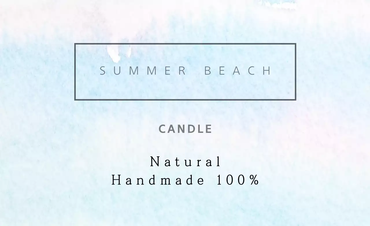 Banner de anúncio de vela minimalista pastel