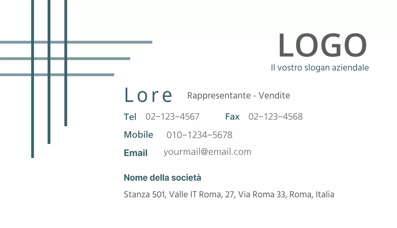 Biglietti da visita aziendali