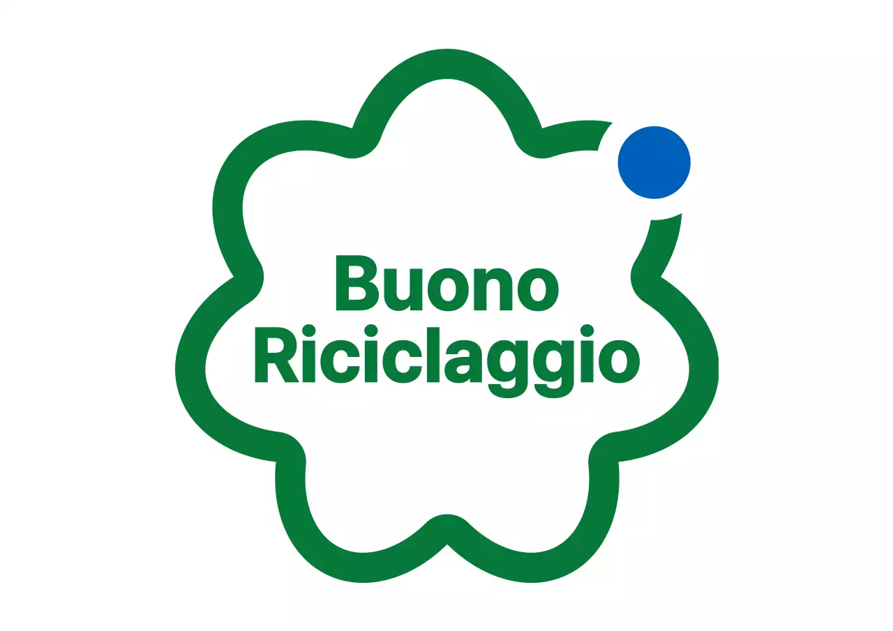 Semplice combinazione di icone e testo in verde e blu Campagne verdi